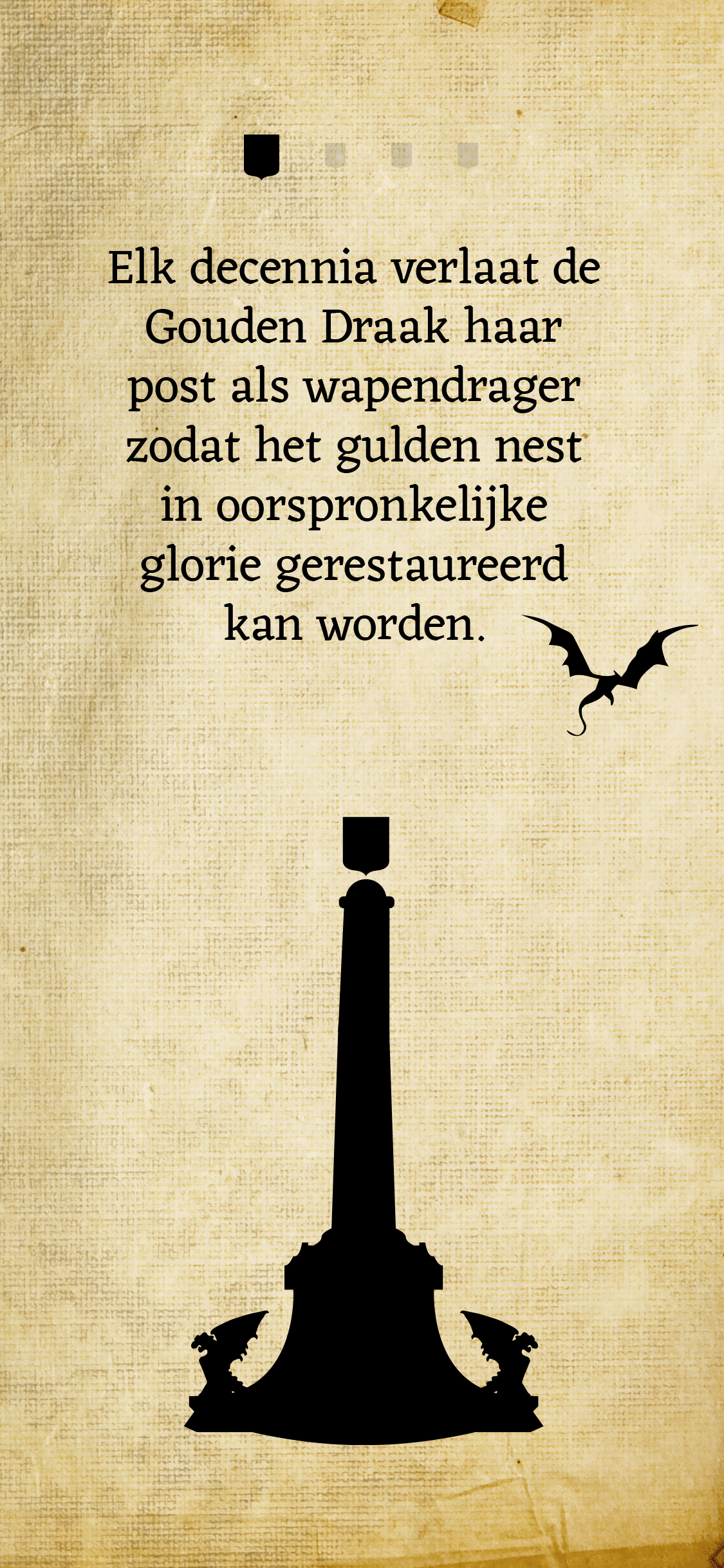 Mock up Gouden Draak